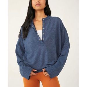 Free People Movement Play On Half Snap Pullover